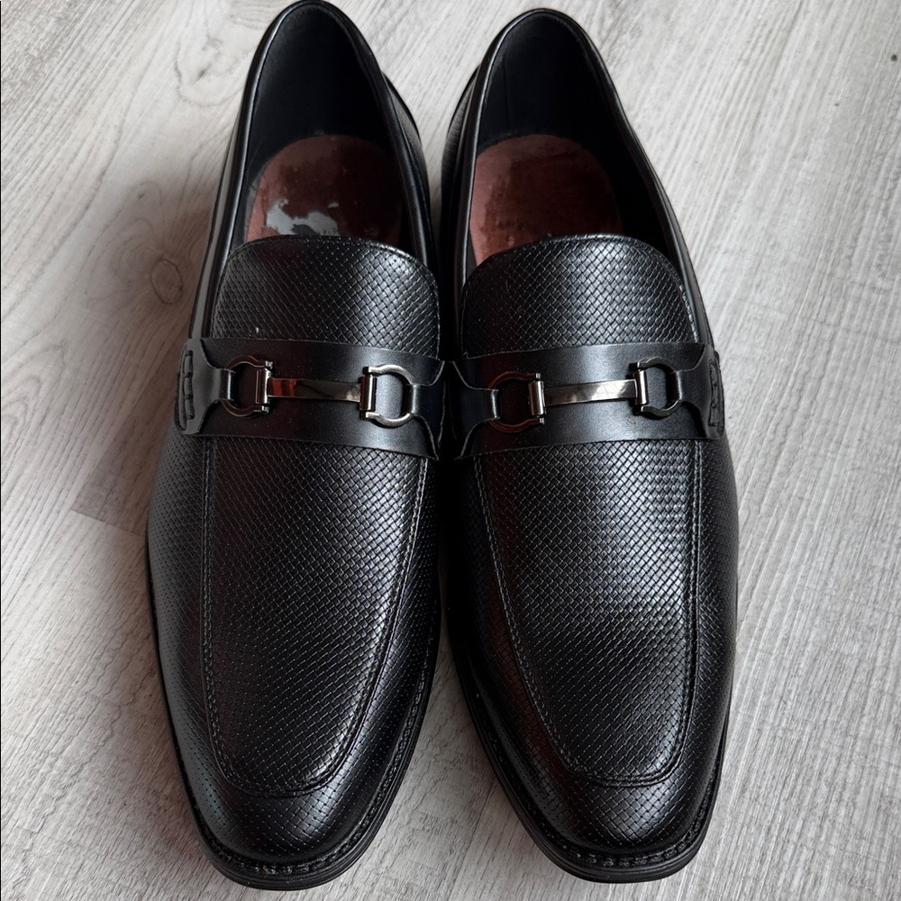 Zapatos tipo loafer negros para hombre‎ (nuevos sin etiqueta)
